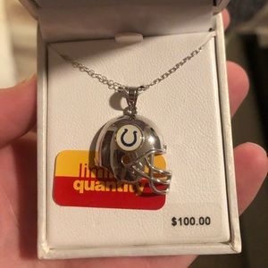 Stirling silver colts necklace